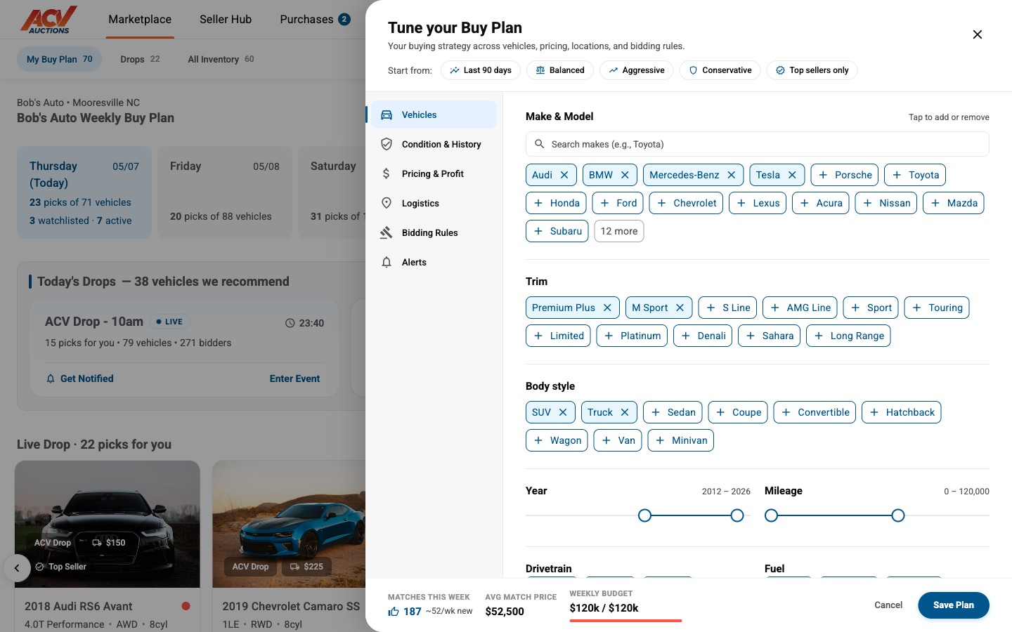 A tuned plan, not a feed